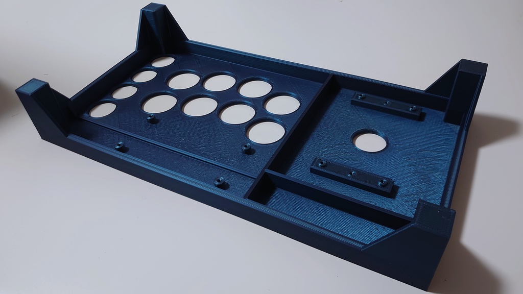 アケコンケース(ブルーメタリック風)※ケースのみ販売