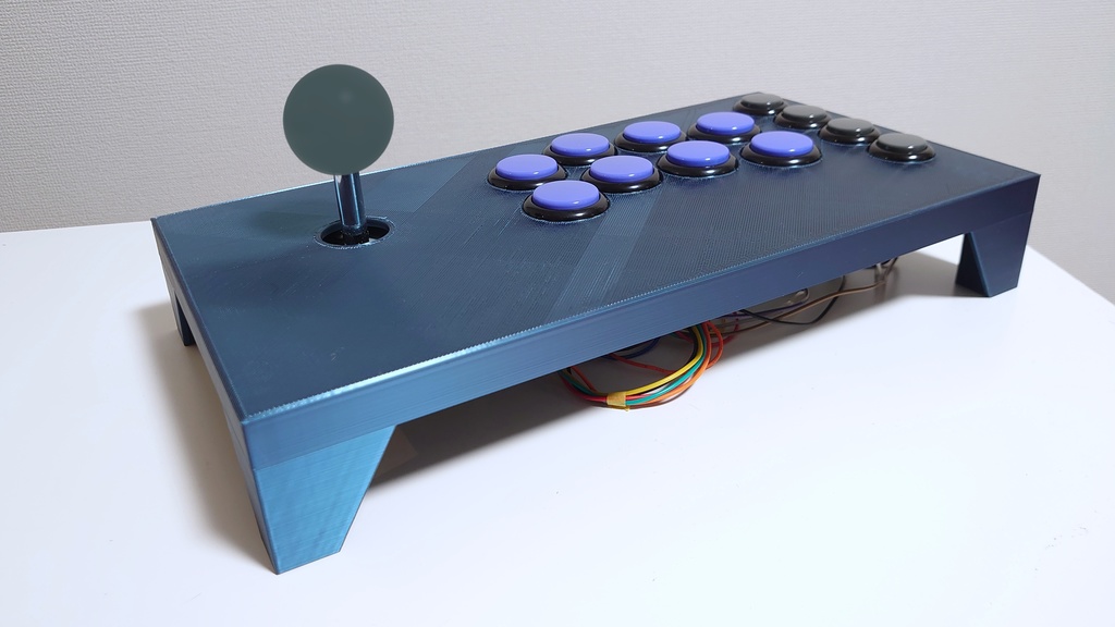 アケコンケース(ブルーメタリック風)※ケースのみ販売