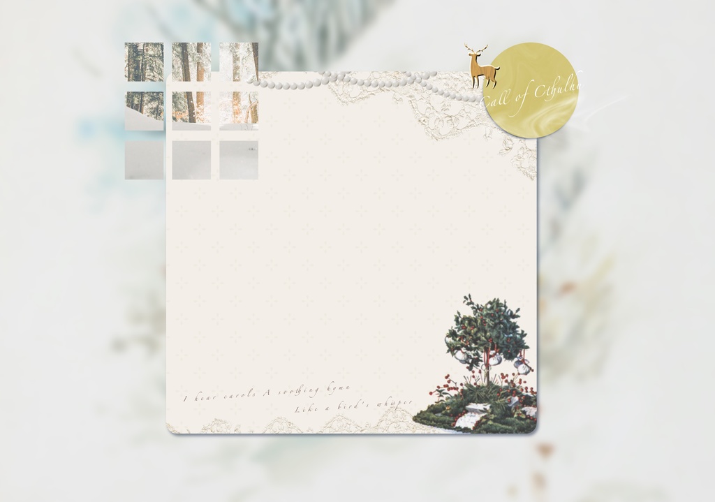 【CoC無料シナリオ】「灰雪のcarol」