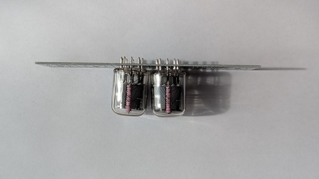 ニキシー管ピッチ変換基板 IN-12A/IN-12B→2.54mmピッチ