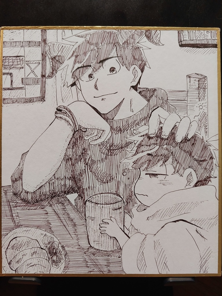 角さんとちぃくん色紙