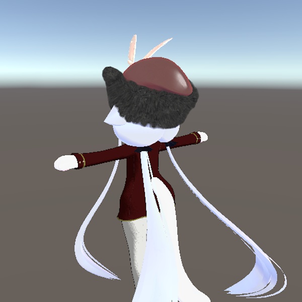 【VRChatアバター汎用】ヘーチマンの帽子【ウクライナ帽子】