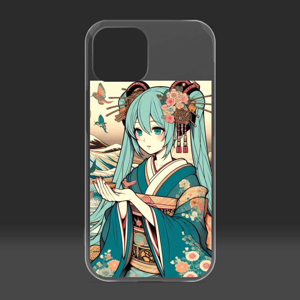 初音ミク風イラスト1