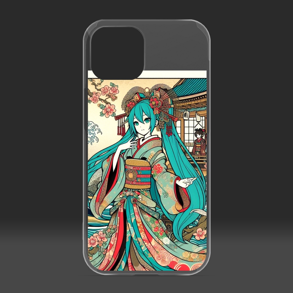 初音ミク風イラスト2