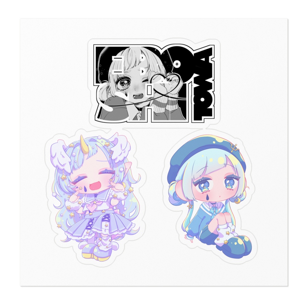 烏星叶羽 ステッカー