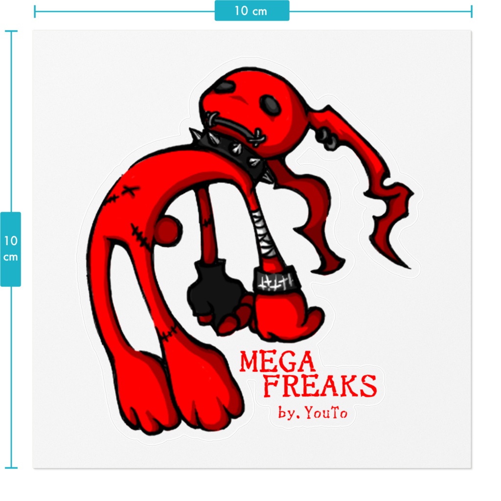 だるうさぎ(ステッカー)