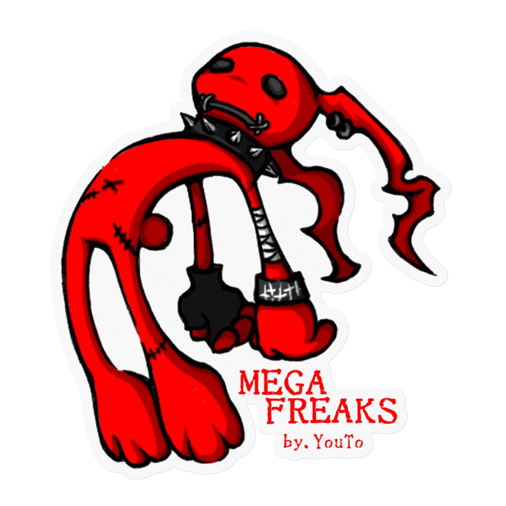 だるうさぎ ステッカー Mega Freaks Booth