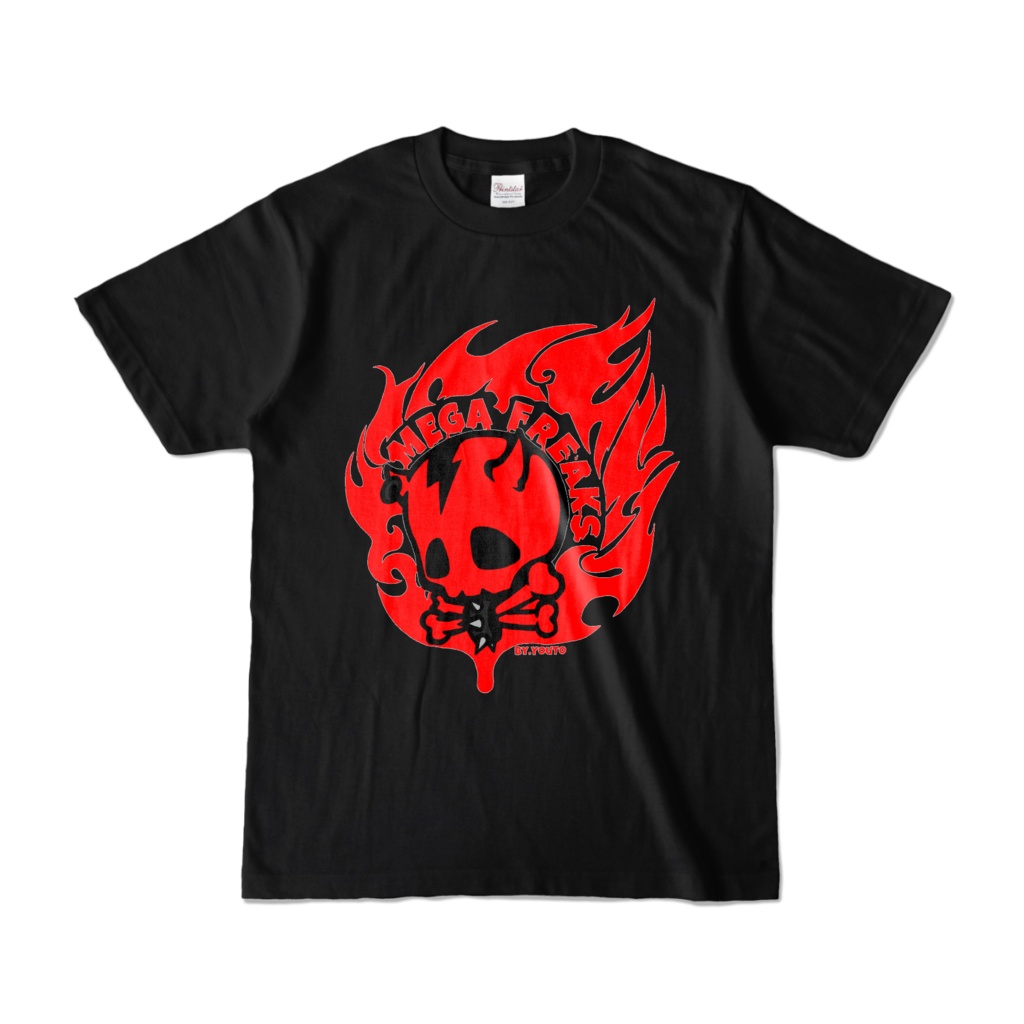 MEGA FREAKSロゴTシャツ 黒ver