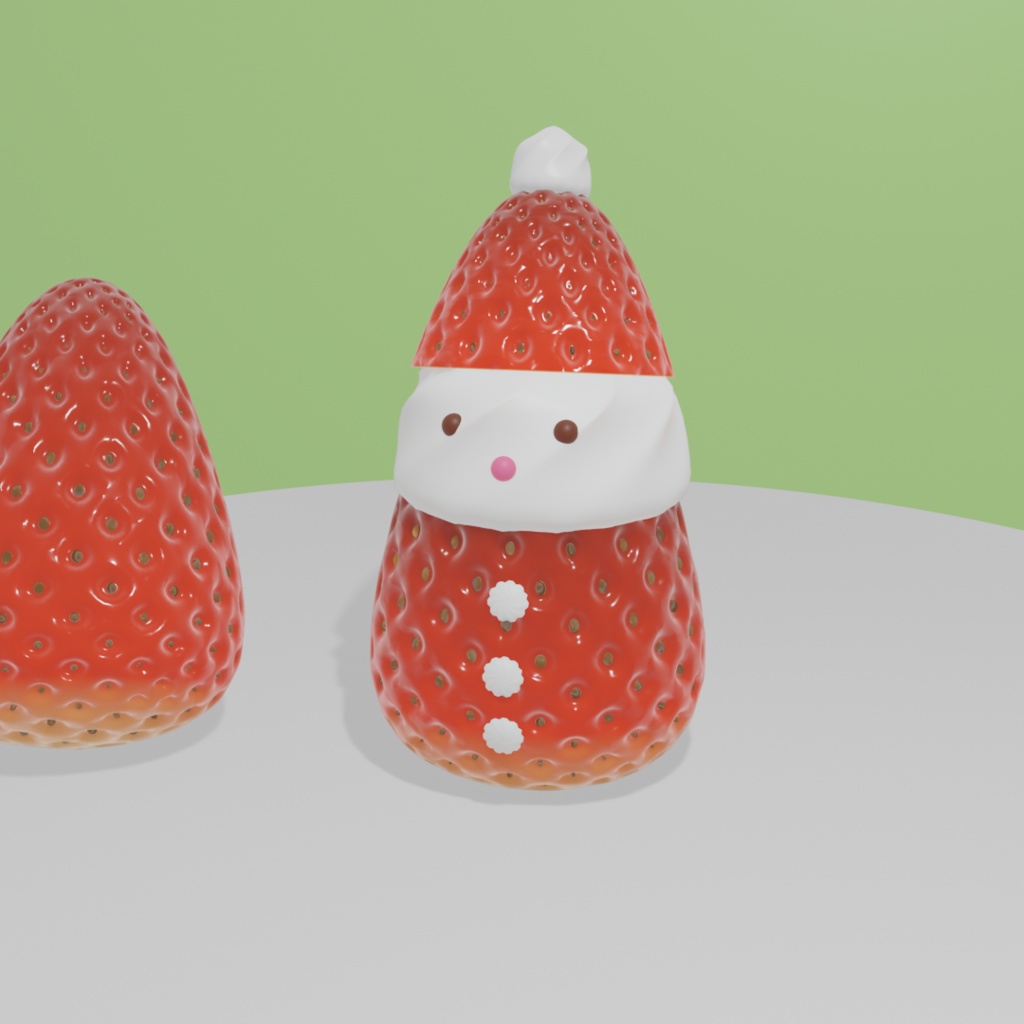 strawberry Santa