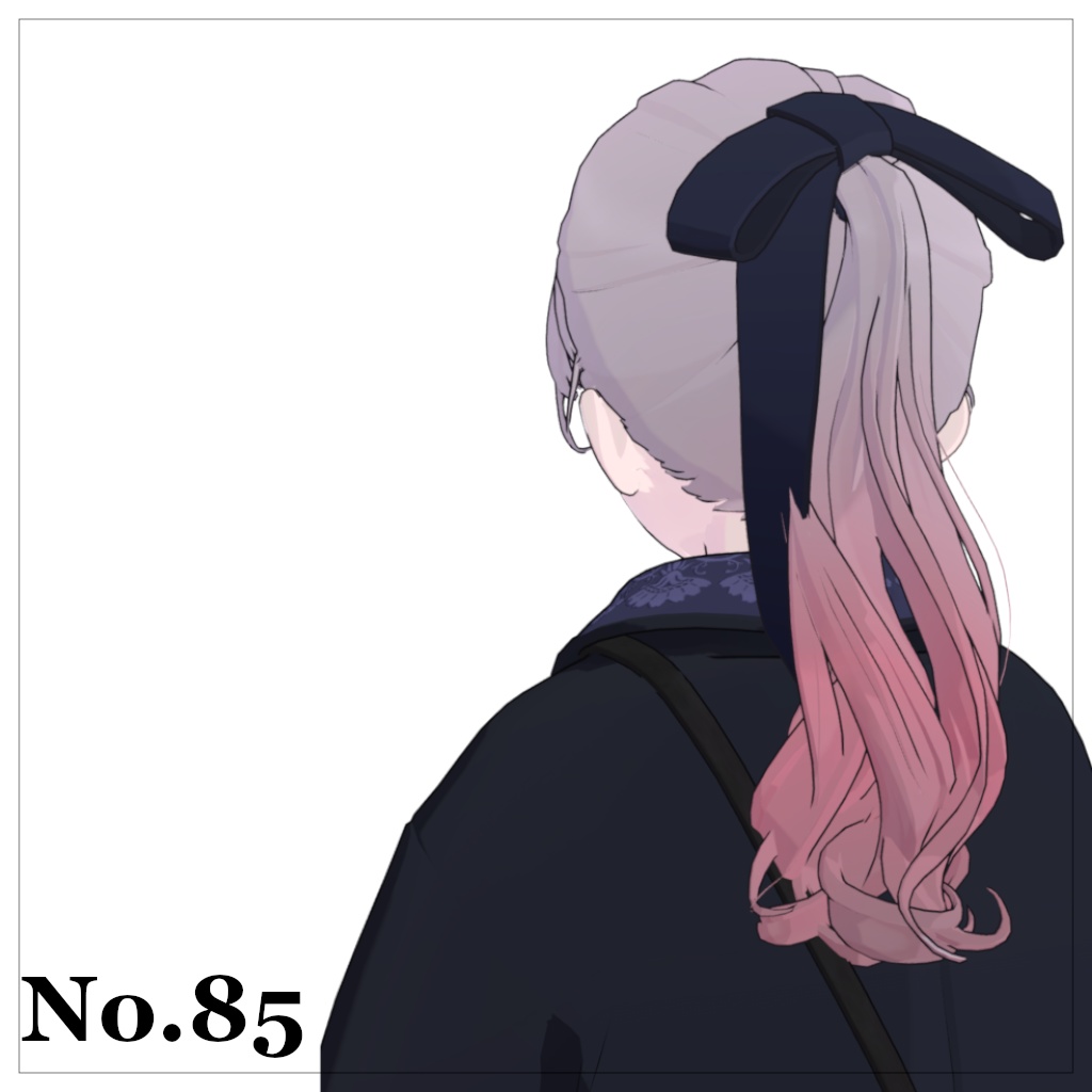 Lapwing gradation hair (ポニテ)