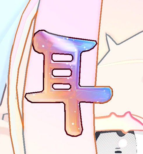 【VRChat】みみのこ パステルレインボーテクスチャ