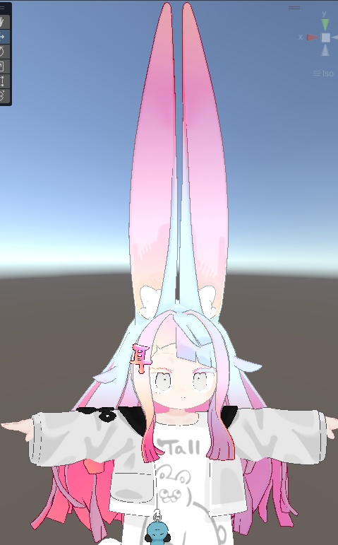 【VRChat】みみのこ パステルレインボーテクスチャ