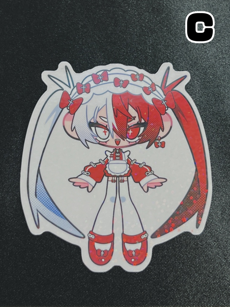 ラメステッカー