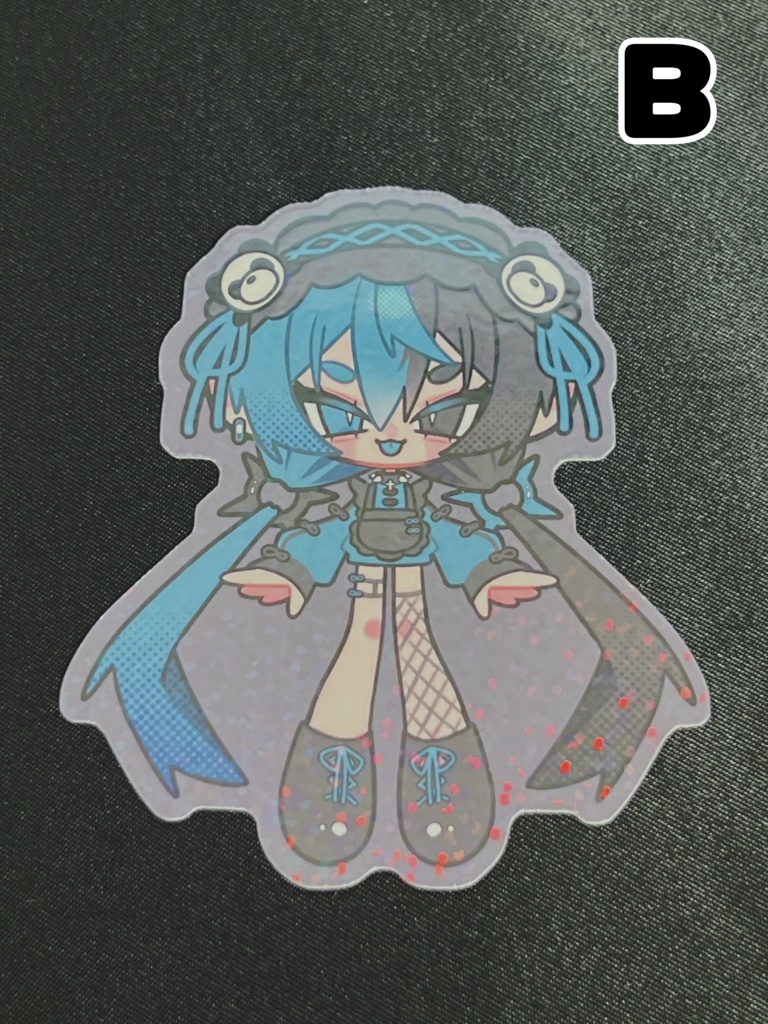 ラメステッカー