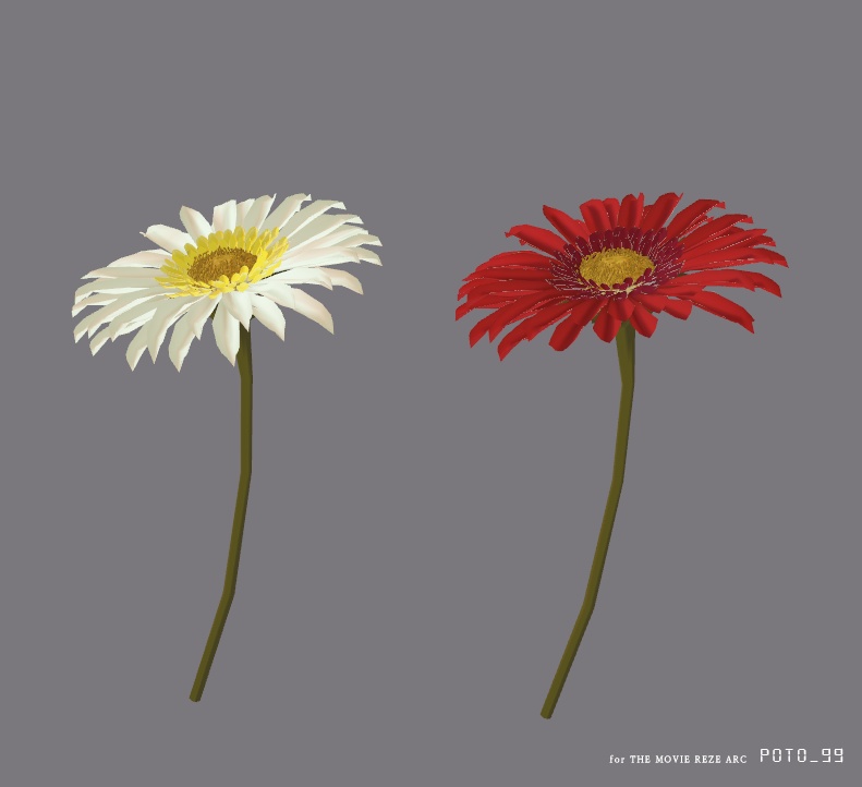 【VRChat用】Gerbera