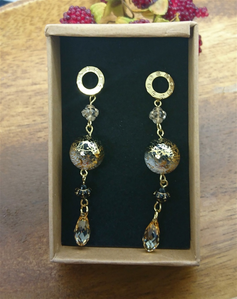 【DQ11キャライメージ】白金色の片翼ピアス