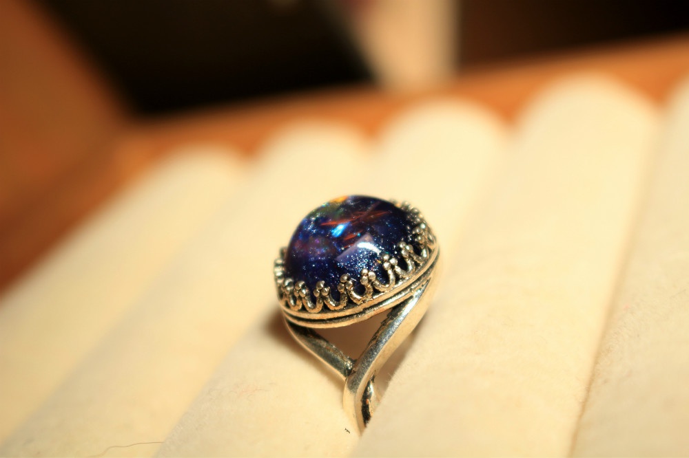夜空の宝石リング
