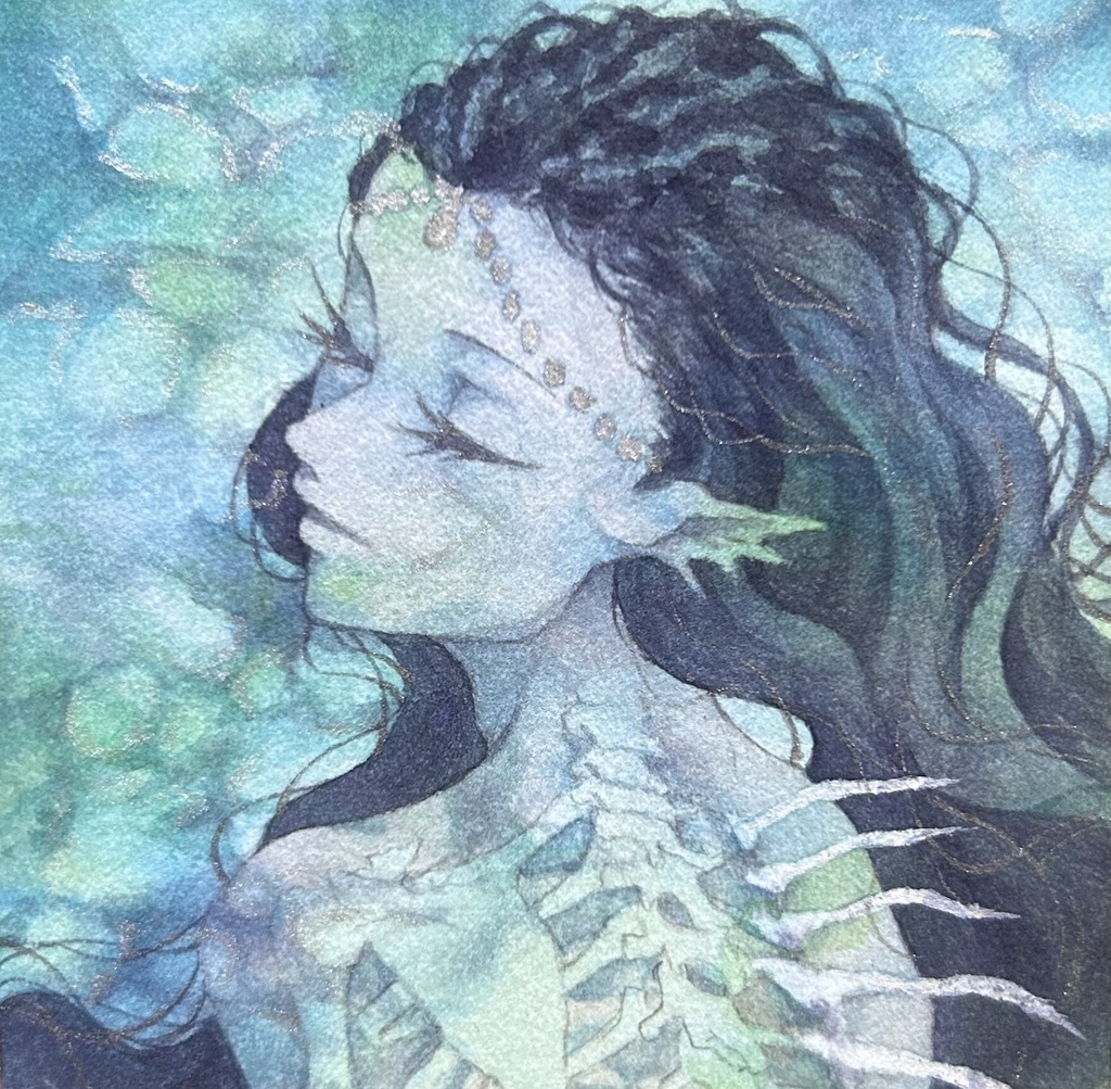 水彩原画『進化-evolution-』