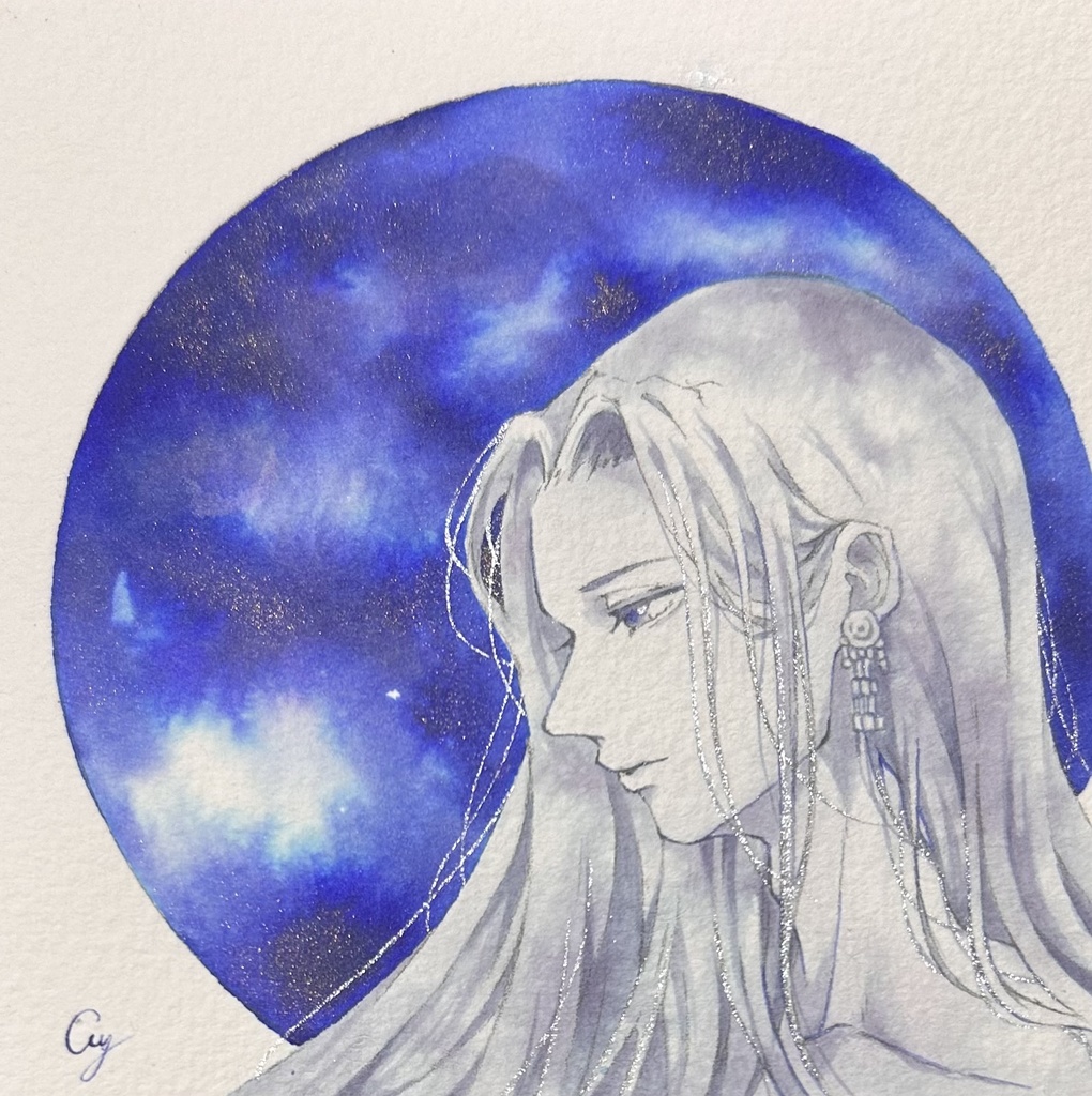 インクイラスト原画-つくよみ-