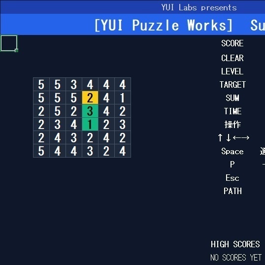 Excelで遊べる 合計ルートパズル SumPath