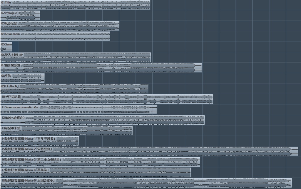 【ゲーム音楽集】最終防衛機構-Maria-(DL版)+DLC1悲哀の歌