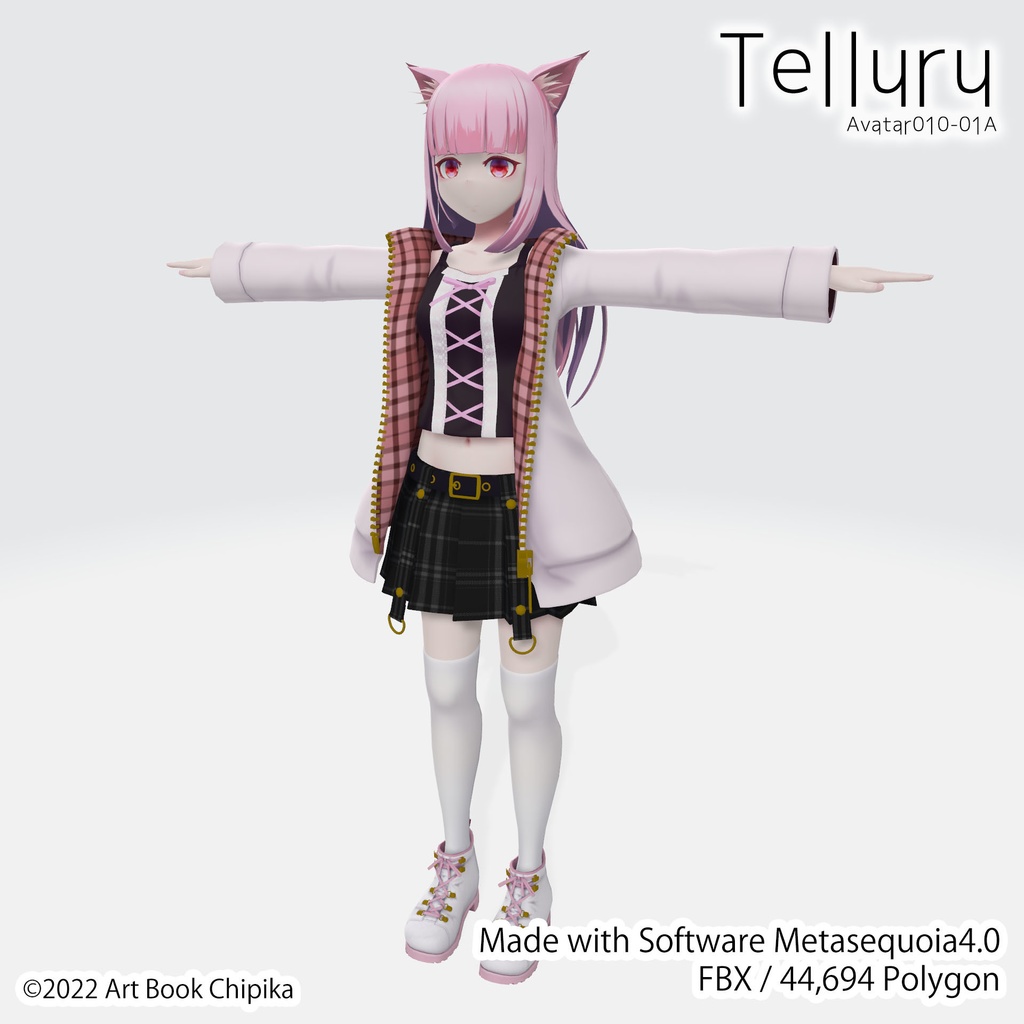 【オリジナル3Dモデル】テルル (Telluru)