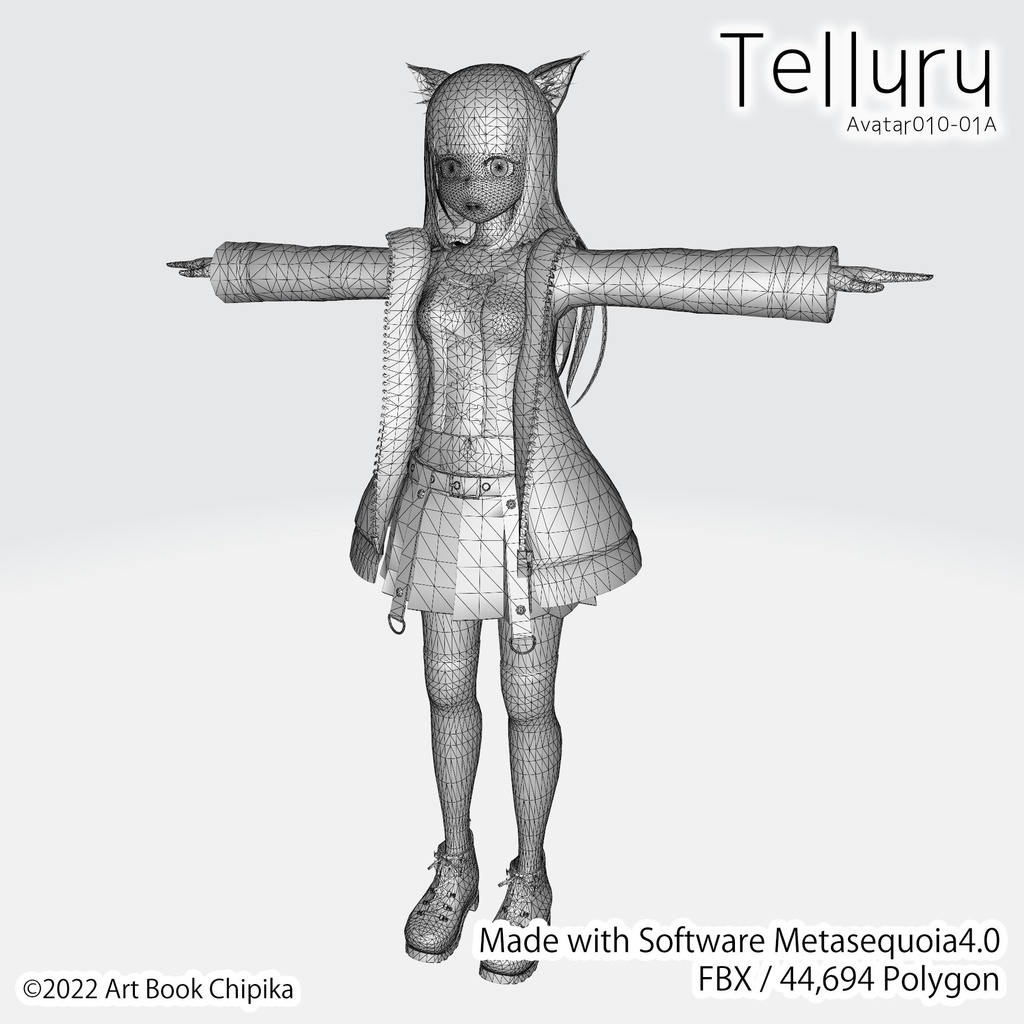 【オリジナル3Dモデル】テルル (Telluru)