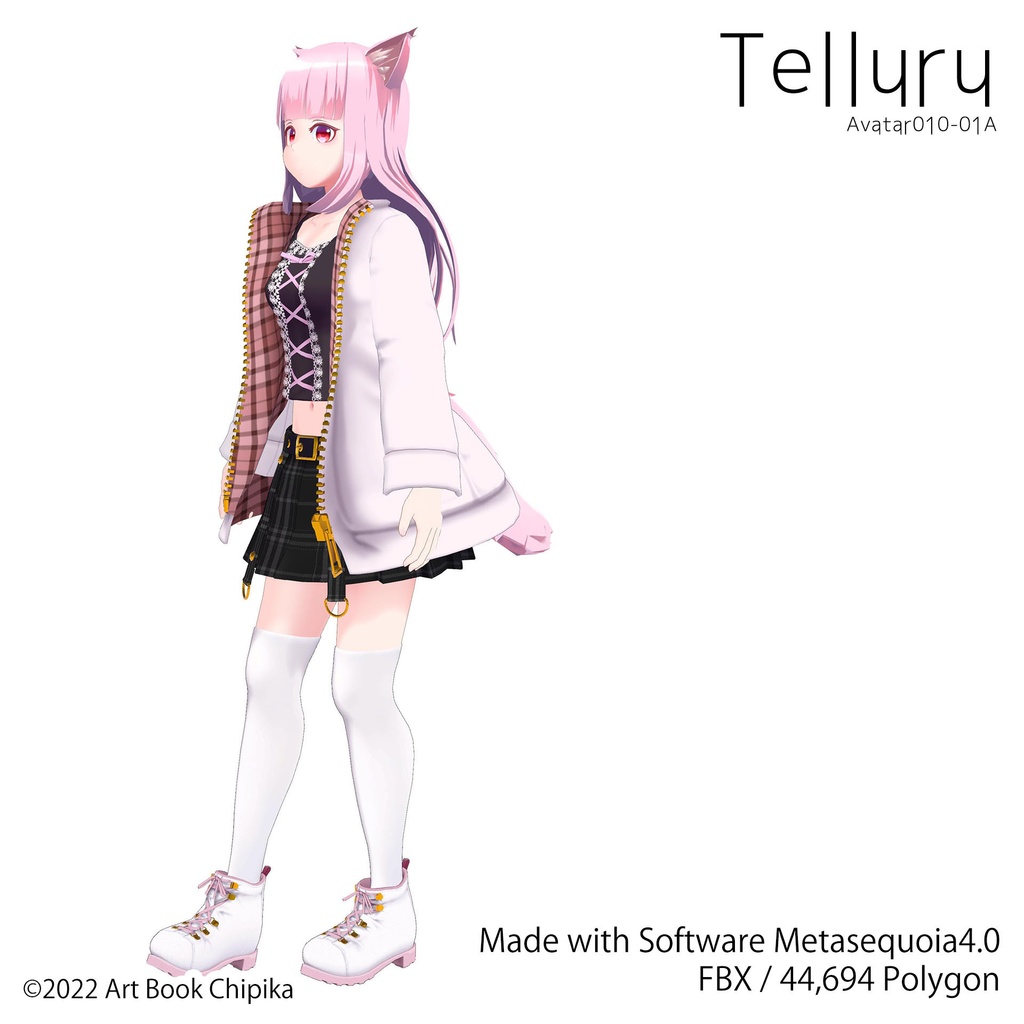【オリジナル3Dモデル】テルル (Telluru)