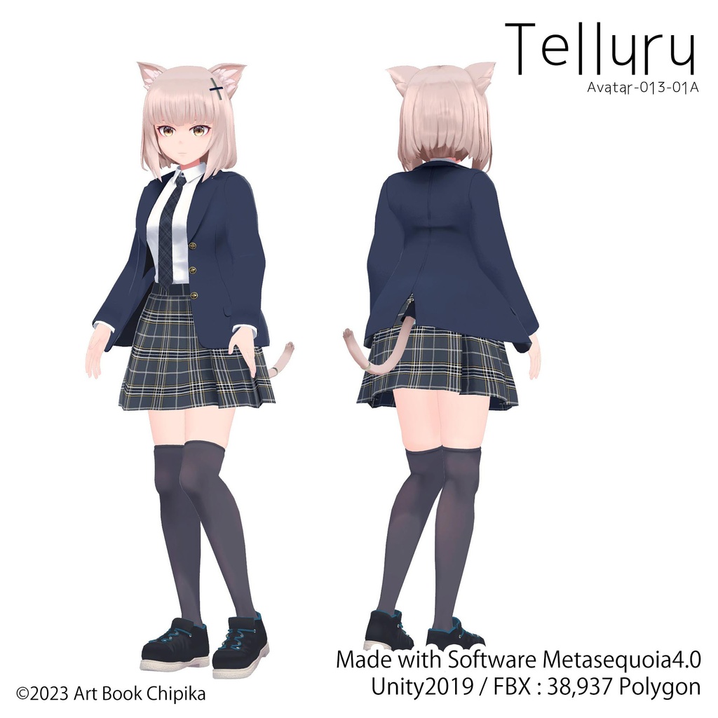 【オリジナル3Dモデル】レニー (Rheny)