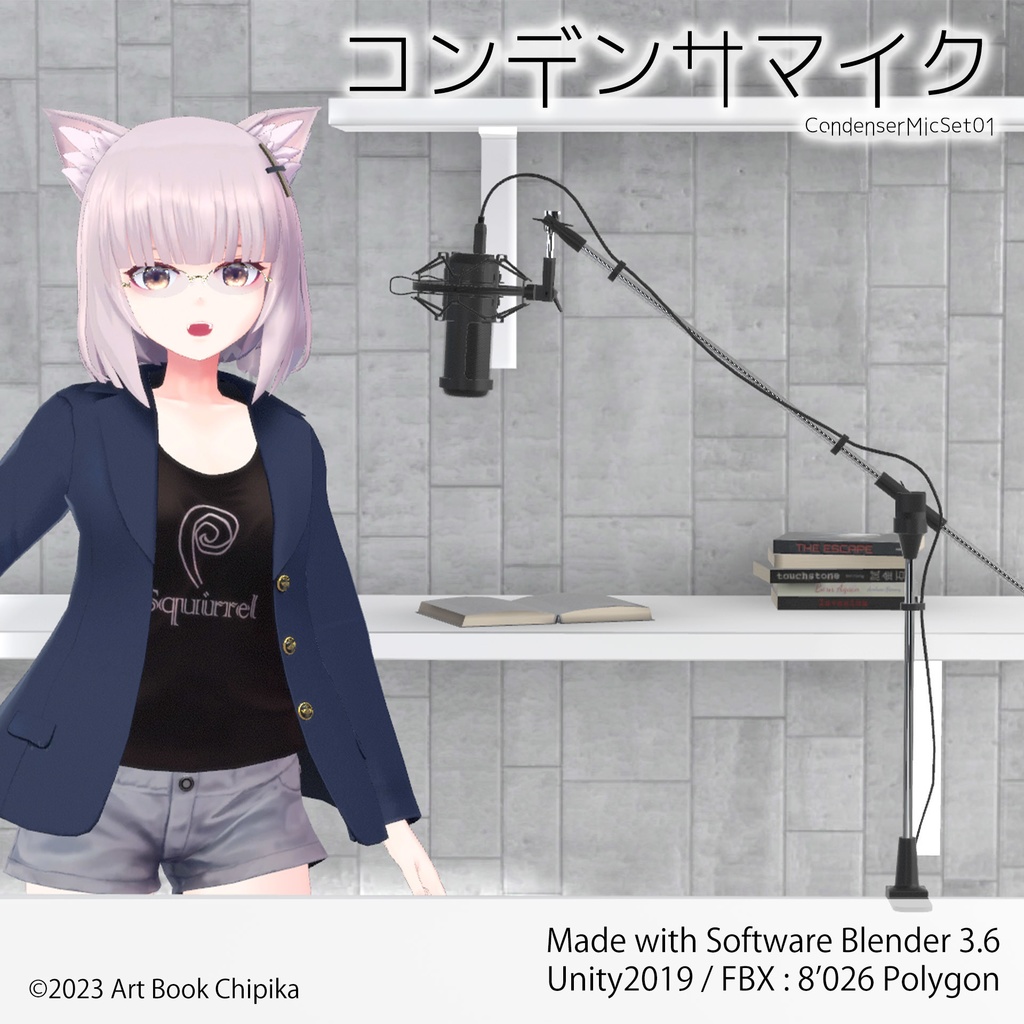 コンデンサマイクセット1