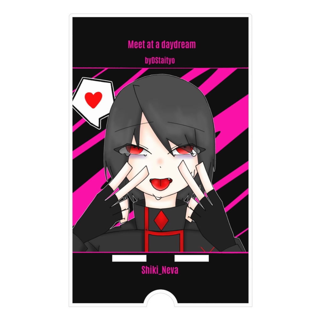 【自創作】ネヴァくんのアクリルスマホスタンド