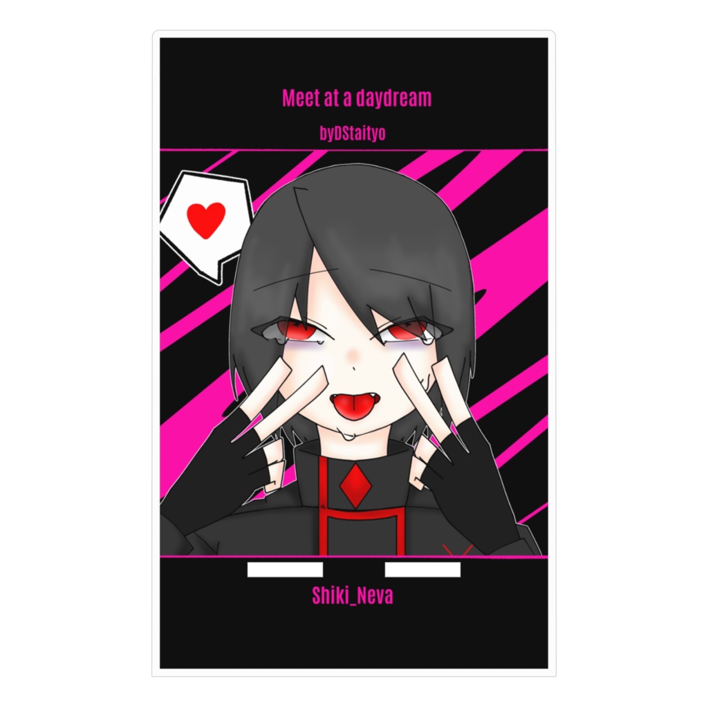 【自創作】ネヴァくんのアクリルスマホスタンド