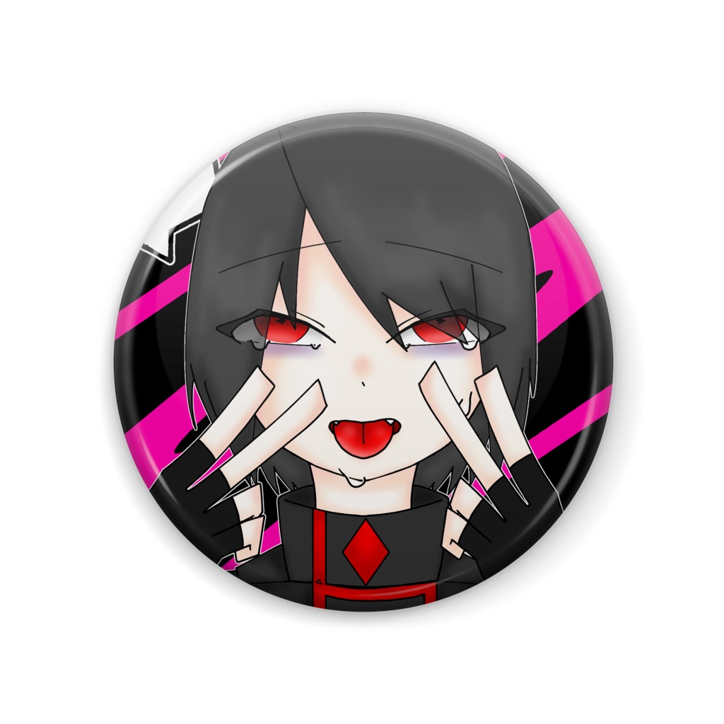 【一次創作】死期ネヴァ　缶バッジ