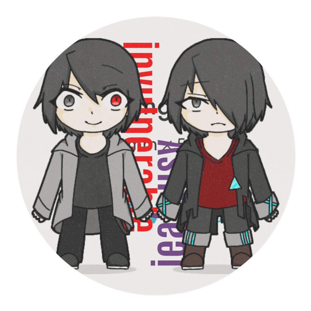 【自創作】ネヴァ&ジェラ マスキングテープ