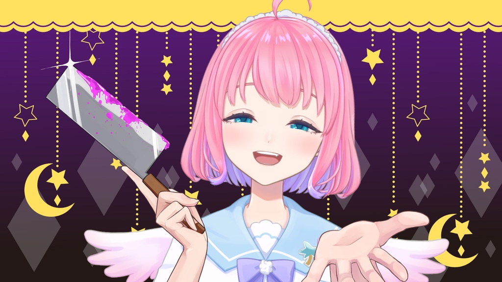 【Vtuber用フリー素材】ハロウィンセット(高画質版)【無料版もあります】