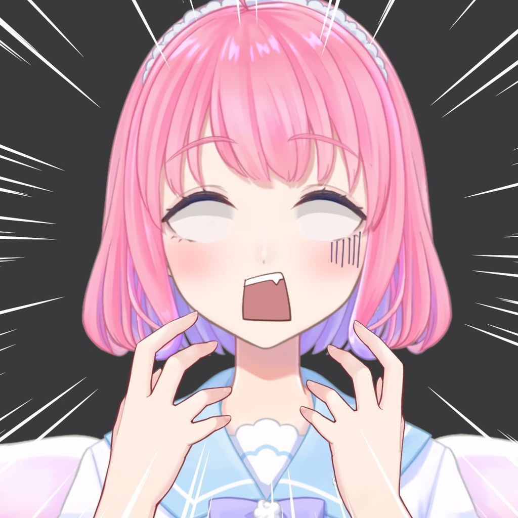 【基本無料Vtuber用素材】口元に添えたい手の素材【高画質版】