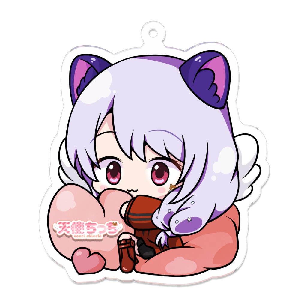 天使ちっちオリジナルアクリルキーホルダー①💖