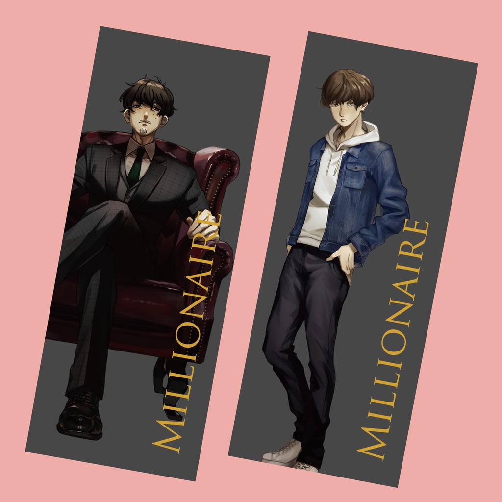 【グッズ】ミリオネアしおりセット