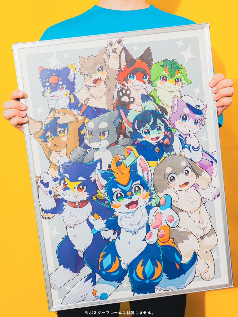 プロダクション体育館　A2キャラクターズポスター