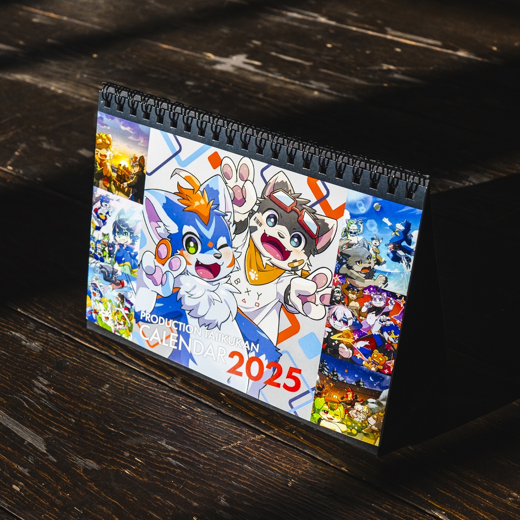 【壁掛け&卓上】プロダクション体育館カレンダー 2025