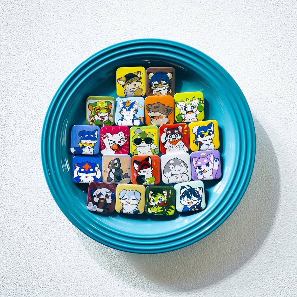 スタンプ缶バッジ 2025