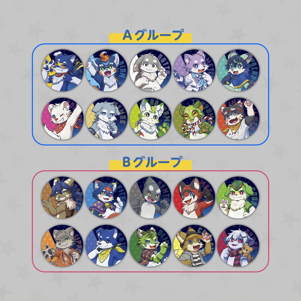 キャラクター缶バッジ 2025