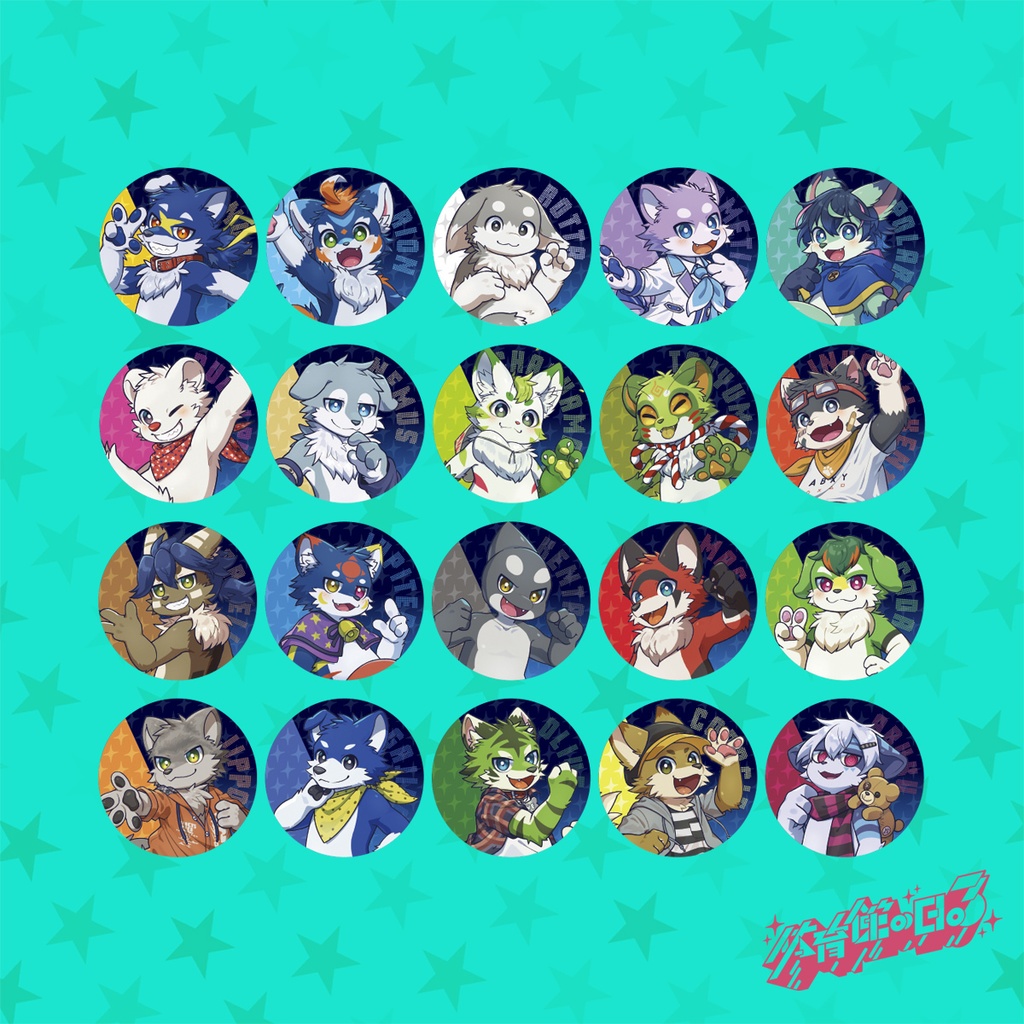 キャラクター缶バッジ 2025