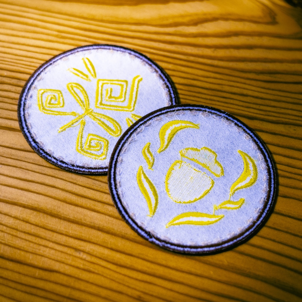 どんぐり隊 刺繍ワッペンセット