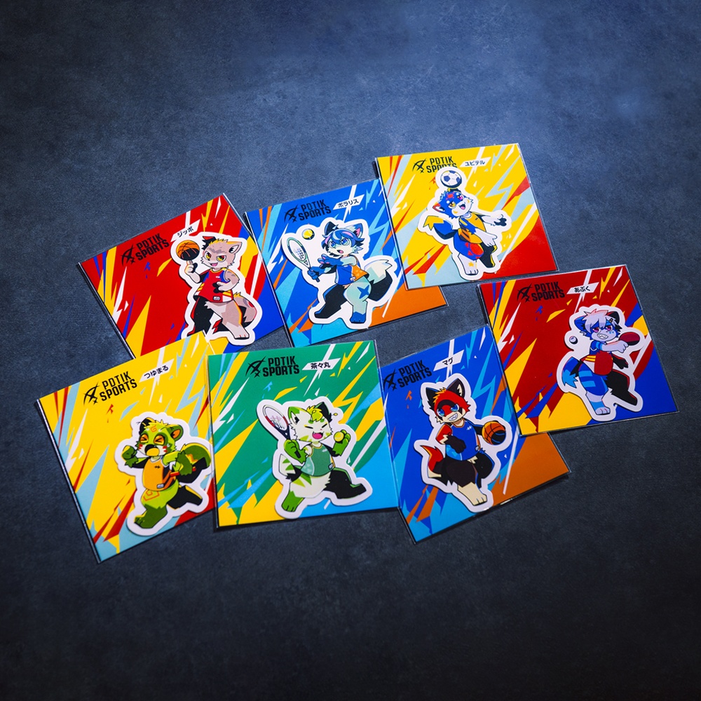 PDTIK SPORTS vol.1 ステッカー