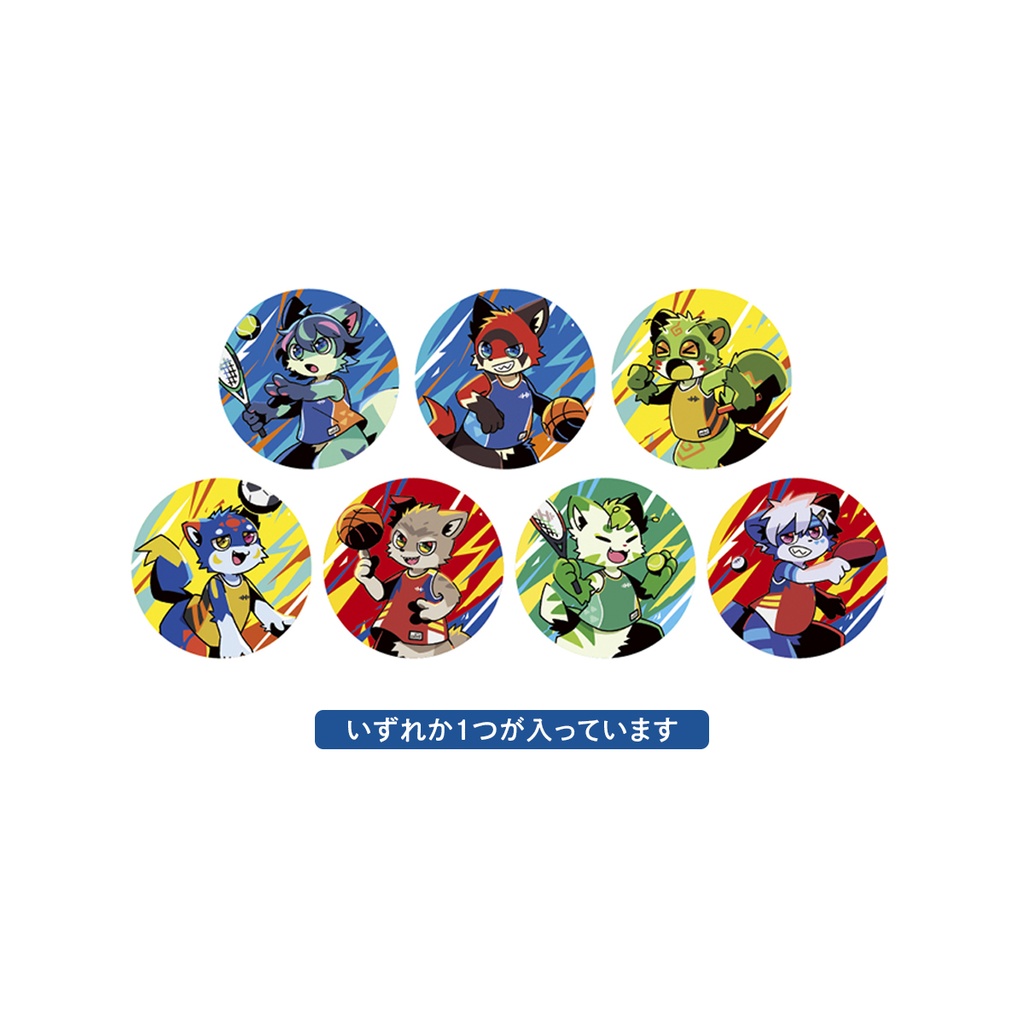 PDTIK SPORTS vol.1 ランダム缶バッジ