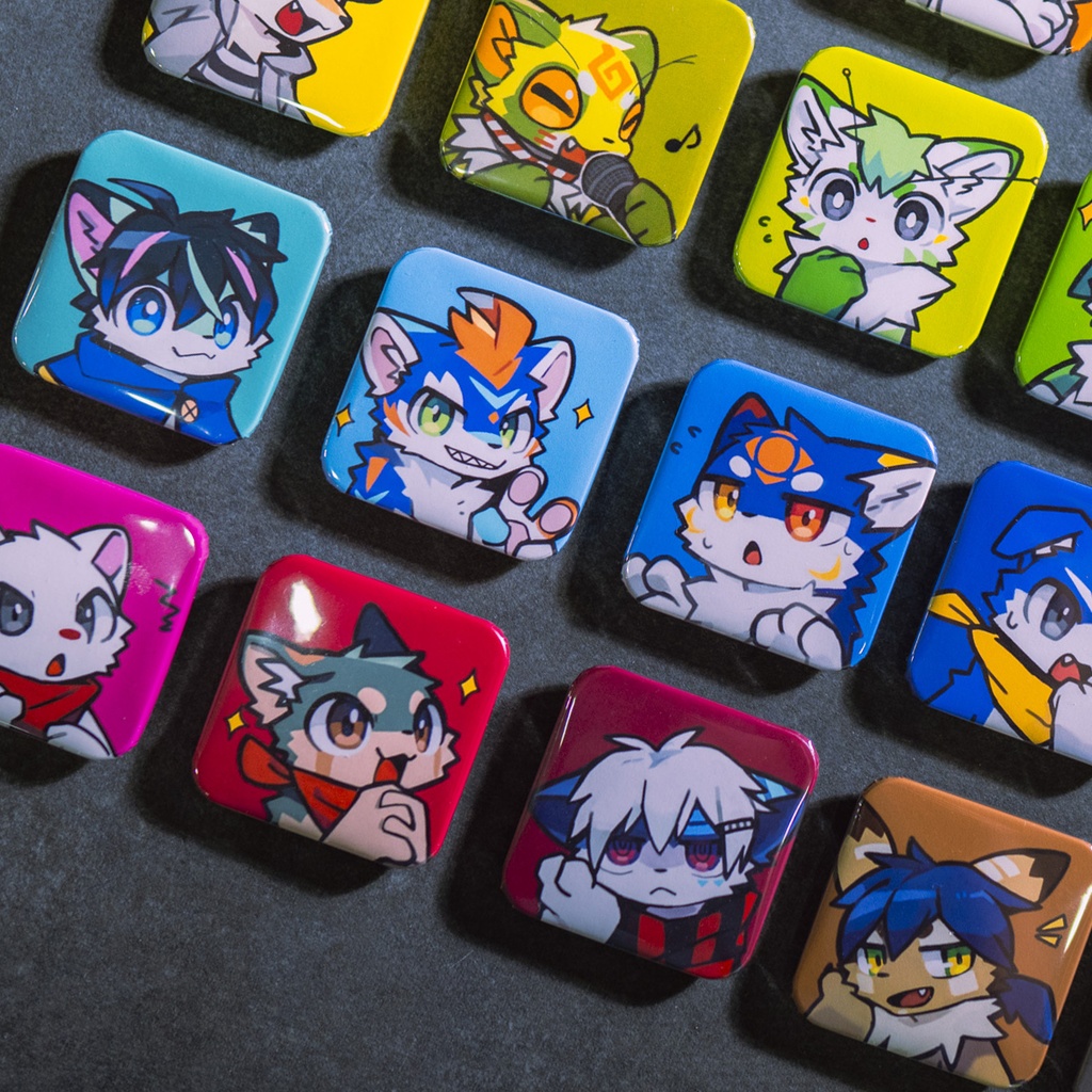 いずなスタンプ缶バッジ