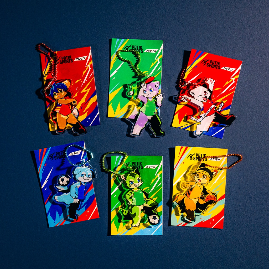 PDTIK SPORTS vol.2 アクリルキーホルダー