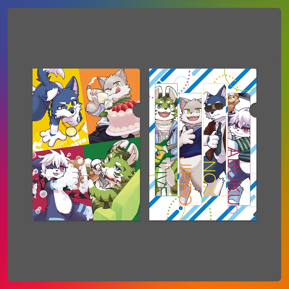 643組 A4クリアファイルセット