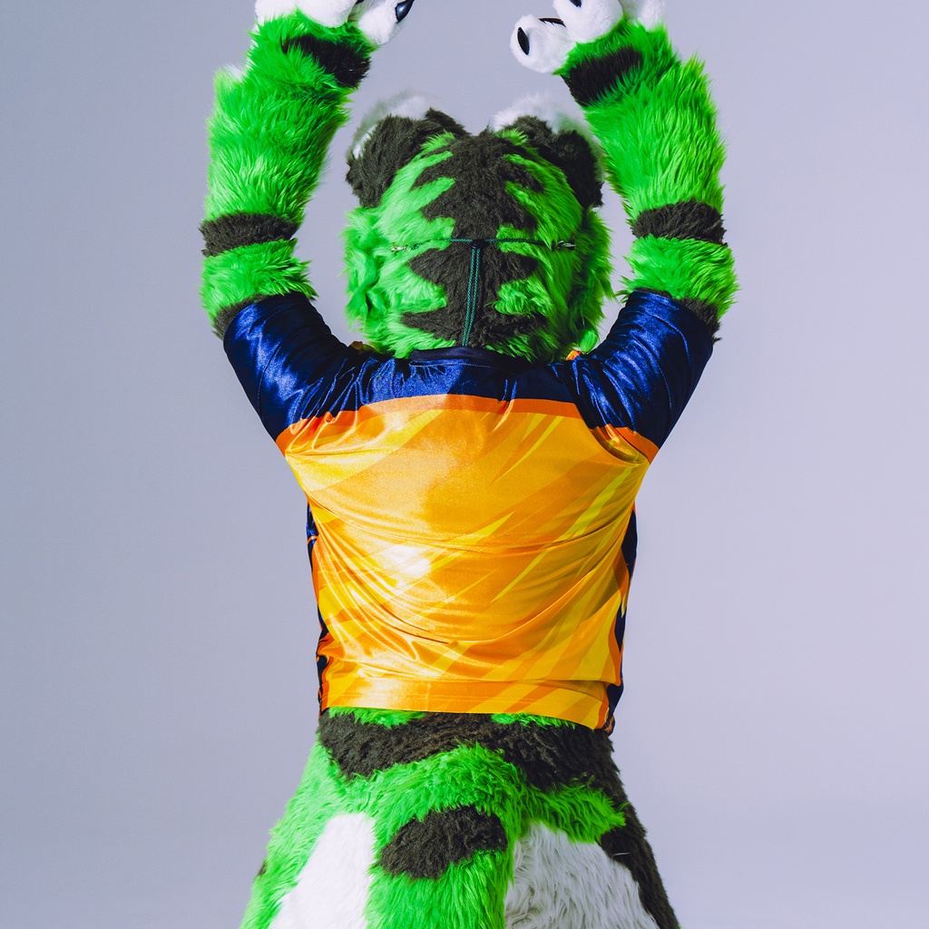 PDTIK オリジナルゲームシャツ オレンジ